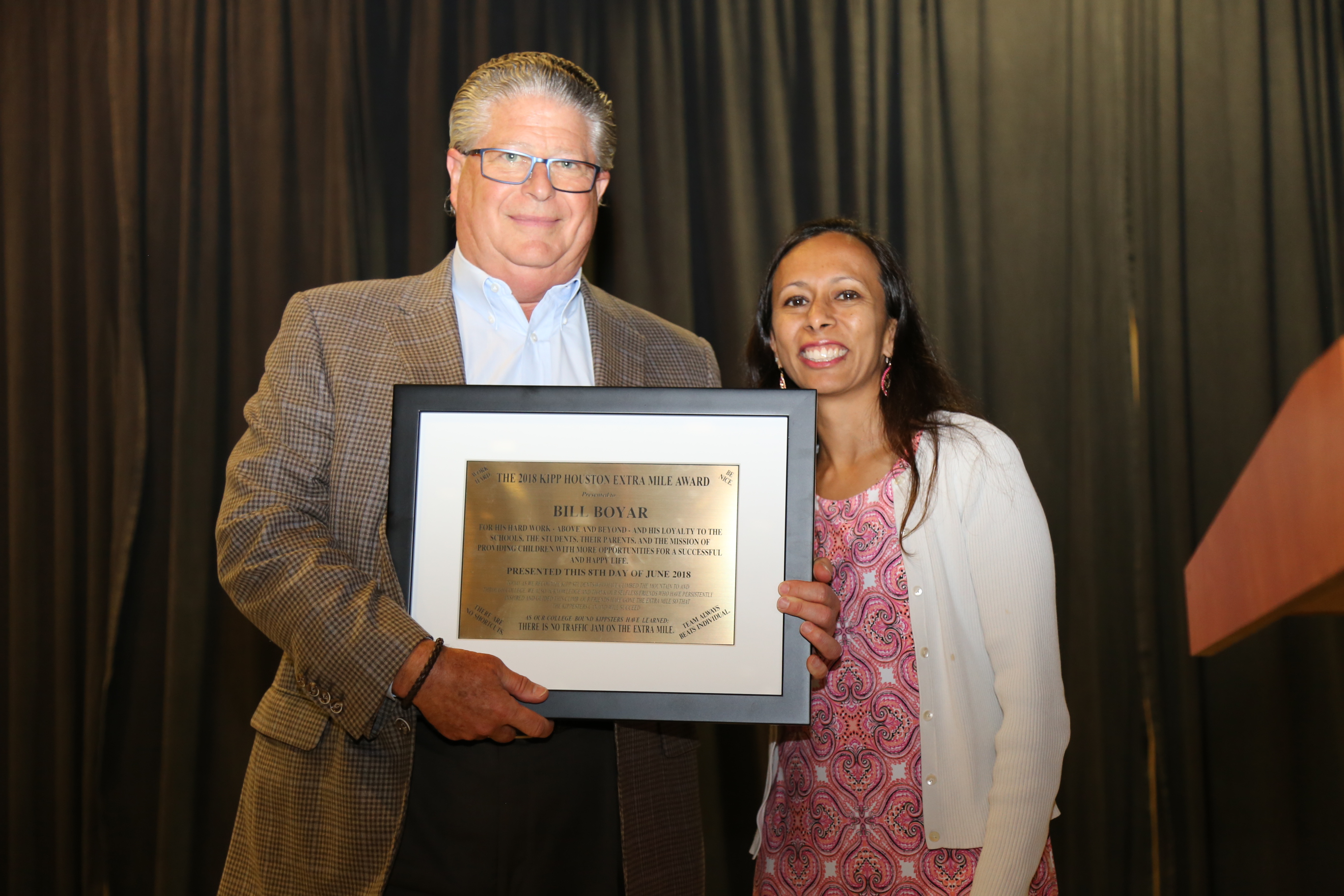 Bill Boyar - KIPP Award Bill Boyar Accepts KIPP Award