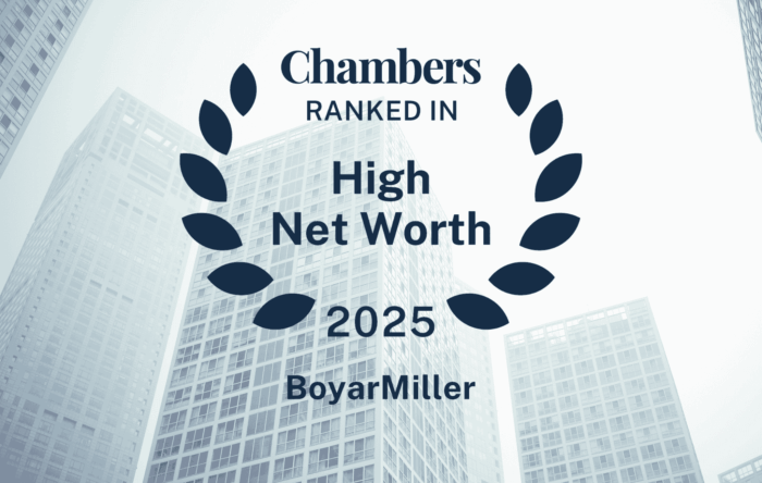BoyarMiller Shareholder Christopher Burt, Probate Litigation Group Receive Top Rankings in Chambers High Net Worth Disputes 2025