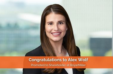 Alex Wolf Elected BoyarMiller Shareholder
