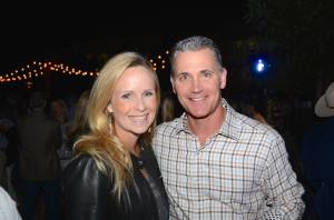 Chris Hanslik and wife Catherine at the Search Homeless Services Picnic in the Park.