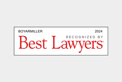 The Best Lawyers in America© 2024 Recognizes 16 BoyarMiller Attorneys