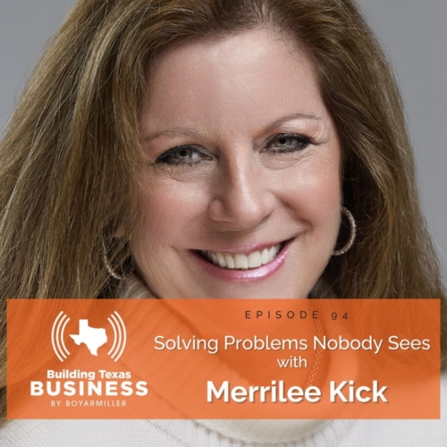 Ep 94- Solving Problems Nobody Sees with Merrilee Kick Ep 94- Solving Problems Nobody Sees with Merrilee Kick