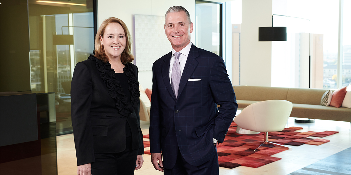 Jill Young, Former YGB Partner and Chris Hanslik, BoyarMiller Firm Chairman